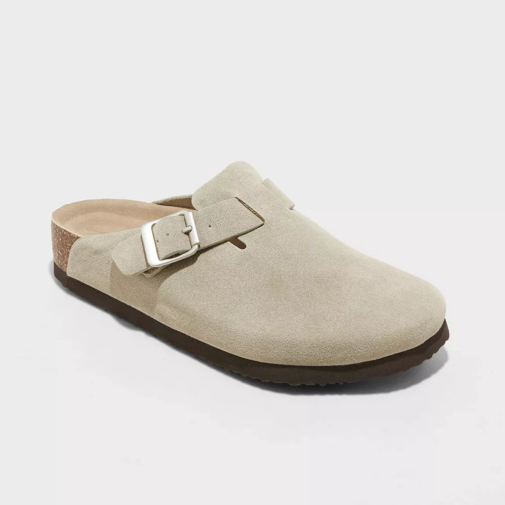 Clogin height boosting clog - birkenstock style front view
