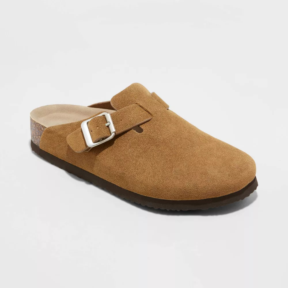 Clogin height boosting clog - birkenstock style front view